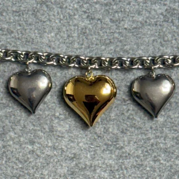 Vida Kush Juicy Heart Chain Necklace 18K Gold plated and Stainless Steel - Picture 5 of 5